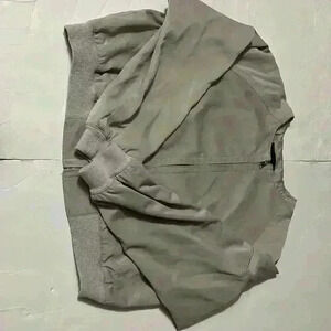 Emanuel Liberte, woman’s petite, grey bomber jacket​